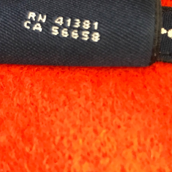 Ralph Lauren Sport wool jacket/blazer orange insignia women 8 old money luxury - Picture 9 of 15